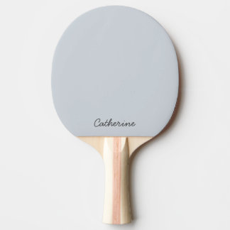Trendy Dusty Bluish Gray Custom Ping Pong Paddle 卓球ラケット