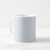 Trendy Dusty Bluish Gray - Simple Elegant Mug コーヒーマグカップ (正面左)