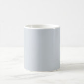 Trendy Dusty Bluish Gray - Simple Elegant Mug コーヒーマグカップ (中央)