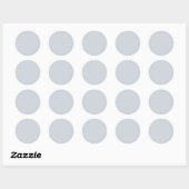Trendy Dusty Bluish Gray - Sticker ラウンドシール (シート)