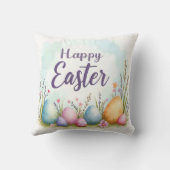 Trendy Easter Eggs Beautiful Collection クッション (裏面)