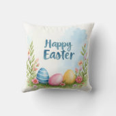 Trendy Easter Eggs Beautiful Collection クッション (裏面)