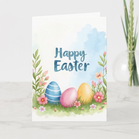 Trendy Easter Eggs Beautiful Collection シーズンカード (正面)