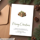 Trendy Editable Boho Holiday Christmas Greeting  シーズンカード