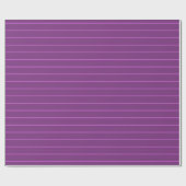 Trendy Elegant Brand Purple Template Stripes ラッピングペーパー (フラット)