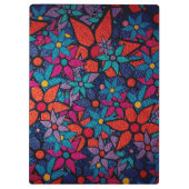 Trendy Floral Pattern #2 クリップボード (裏面)