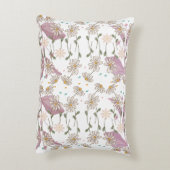 Trendy Flowers Design アクセントクッション (裏面(縦))