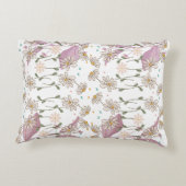 Trendy Flowers Design アクセントクッション (裏面)