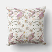 Trendy Flowers Design クッション (裏面)