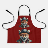 Trendy Fox Character エプロン (正面)