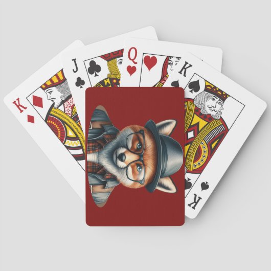 Trendy Fox Character トランプ (裏面)