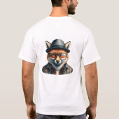 Trendy Fox Character Tシャツ (裏面)