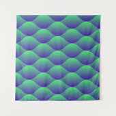 Trendy geometric pattern with abstract shapes in n タペストリー (正面(横))