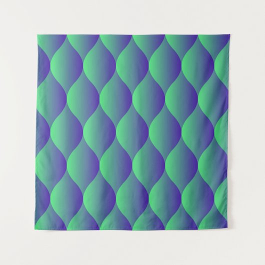 Trendy geometric pattern with abstract shapes in n タペストリー (正面)