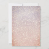 Trendy Girls Gymnast Gymnastics Birthday Party     招待状 (裏面)