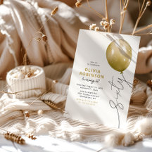 Trendy Gold Balloon 60th Birthday