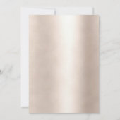 Trendy Gold Magazine Cover-Photo Inspirierte 招待状 (裏面)