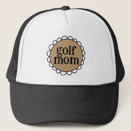 Trendy GOLF MOM Scalloped Edge キャップ