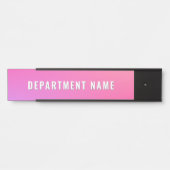 Trendy Gradient Simple Department Name Door Sign サインプレート (正面)