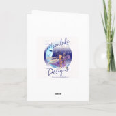 trendy grandson birthday card modern design カード (裏面)