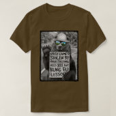 Trendy Graphic Bear Need Money For Kung Fu Lessons Tシャツ (デザイン正面)