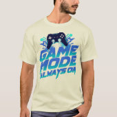 Trendy Graphic Illustration Artistic Style Tシャツ (正面)