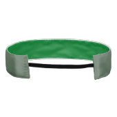 Trendy Green Pattern Athletic Headband for Women アスレチックヘッドバンド (裏面)