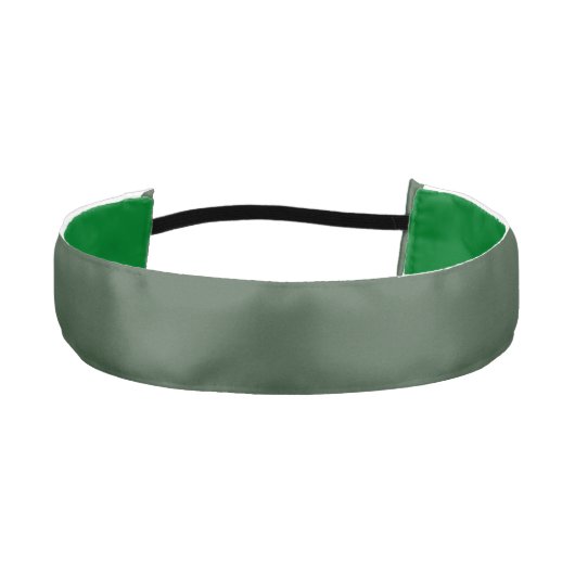 Trendy Green Pattern Athletic Headband for Women アスレチックヘッドバンド (正面)
