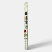 Trendy Green Plaid and Checks Bees Hearts Monogram Case-Mate iPhoneケース (裏面 / 左)