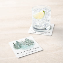Trendy Greenery Elegant Winter Holiday Party