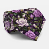 Trendy Groomsmen Gift Gardenias Flower ネクタイ (ロール)