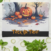 Trendy Halloween Spooky Cute Collection キッチンタオル (折り畳み)