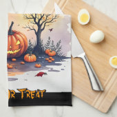 Trendy Halloween Spooky Cute Collection キッチンタオル (四つ折り)