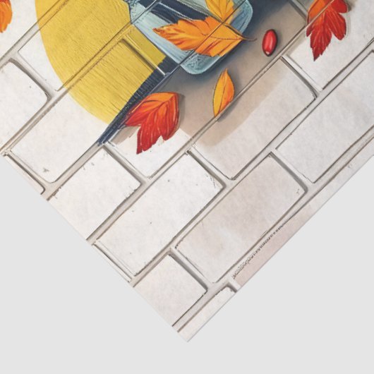 Trendy Happy Thanksgiving Beautiful Fall 薄葉紙 (詳細)