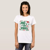 Trendy Ho Ho Ho Holiday Party Tee Tシャツ (正面フル)