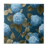 Trendy Hydrangeas  Tiles  For Bathroom Floor タイル (正面)