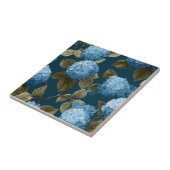 Trendy Hydrangeas  Tiles  For Bathroom Floor タイル (側面)