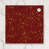 Trendy Joy Pine Boughs Wreath Christmas Photo フェイバータグ (裏面)