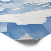 Trendy Killer Whale Orca Alaska  ポスター (角)