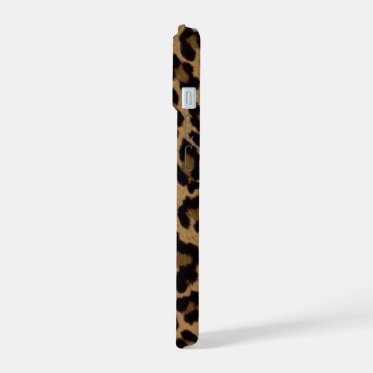 Trendy Leopard Print iPhone Case – Stylish Animal  iPhone 15ケース (左側面)