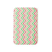 Trendy Light Chevron Pattern バスマット (正面縦)
