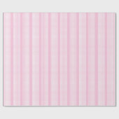 Trendy Light Pink Checkered Birthday Gift Wrap ラッピングペーパー (フラット)
