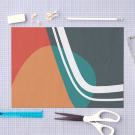 Trendy line art design 薄葉紙