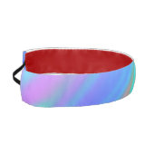 Trendy luxury green blue purple faux holographic アスレチックヘッドバンド (左)