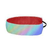 Trendy luxury green blue purple faux holographic アスレチックヘッドバンド (右)