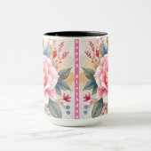 Trendy Luxury Pink Roses Beautiful Collection マグカップ (中央)