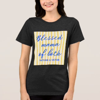 Trendy “Mama of Both” Custom Kids’ Names トライブレンドTシャツ