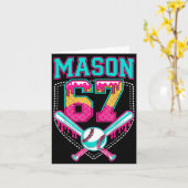 Trendy Mason 67 Mem Ice Cream Drip Baseball Birthd カード (黄色い花)