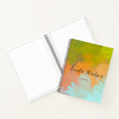  Trendy minimalist  abstract watercolor spiral  ノートブック (内部)