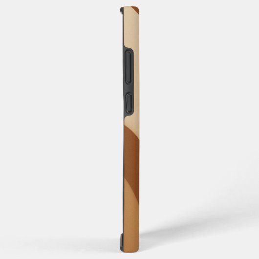 Trendy Mocha Samsung Galaxy S23 Ultra Case Galaxyケース (右側面)